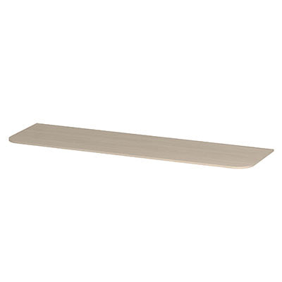 Ink Concept R topplaat keramische slab tbv afgeronde onderkast - 160x45cm - Travertin matt