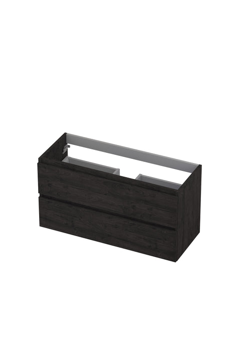 Ink onderkast 100x40cm - greeploos - 2 lades - houtskool eiken