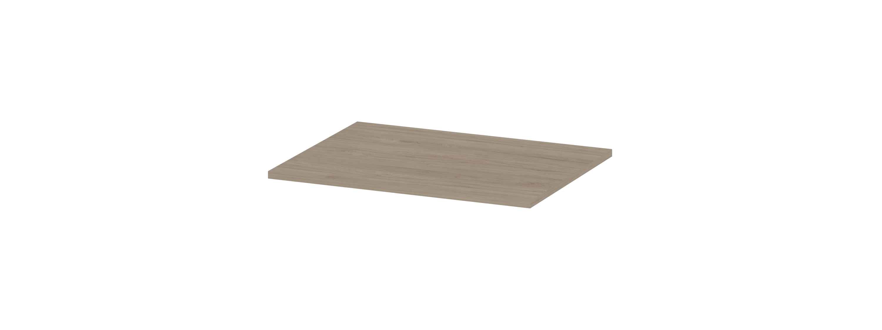 Ink Topdeck 40 topblad t.b.v. onderkast 60x40cm - ivoor eiken