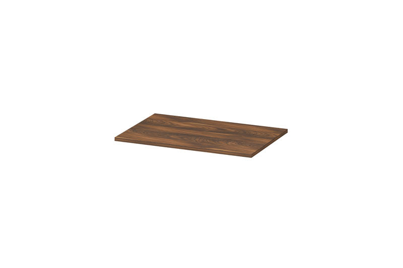 Ink Topdeck 45 topblad t.b.v. onderkast - 70x45x1,6cm - noten