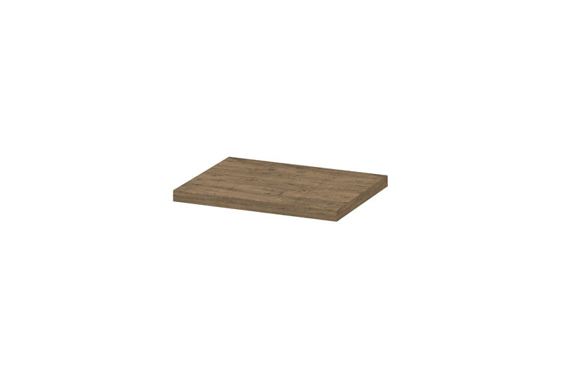 Ink Topdeck 45 topblad t.b.v. onderkast - 60x45x3,5cm - naturel eiken