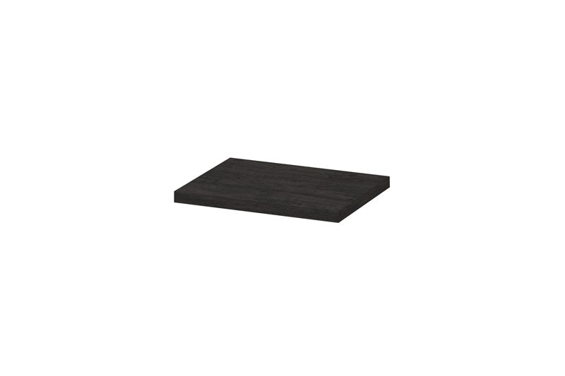 Ink Topdeck 45 topblad t.b.v. onderkast - 60x45x3,5cm - houtskool eiken