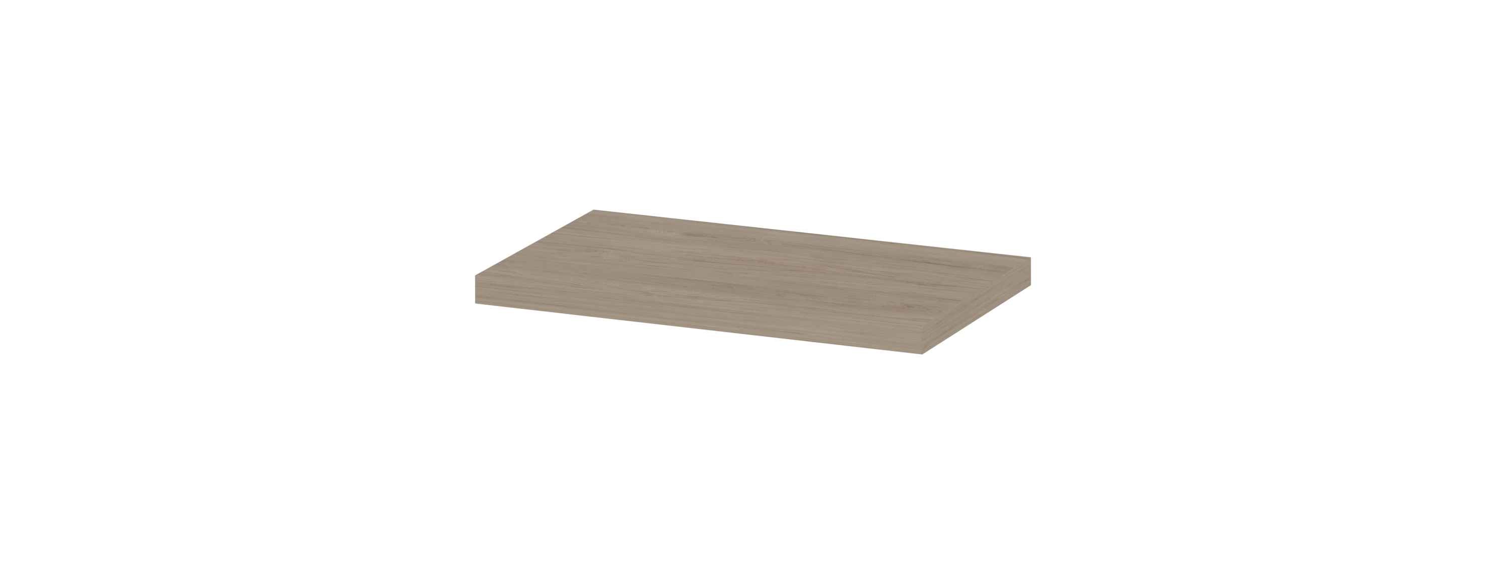 Ink Topdeck 45 topblad t.b.v. onderkast - 60x45x3,5cm - ivoor eiken
