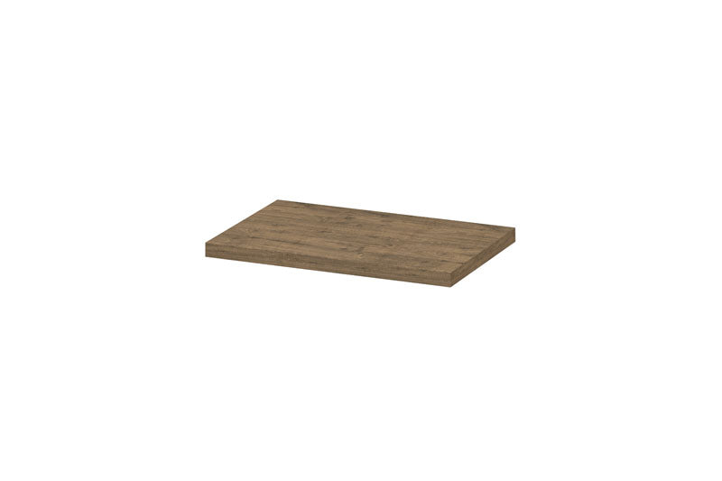 Ink Topdeck 45 topblad t.b.v. onderkast - 70x45x3,5cm - MFC - naturel eiken