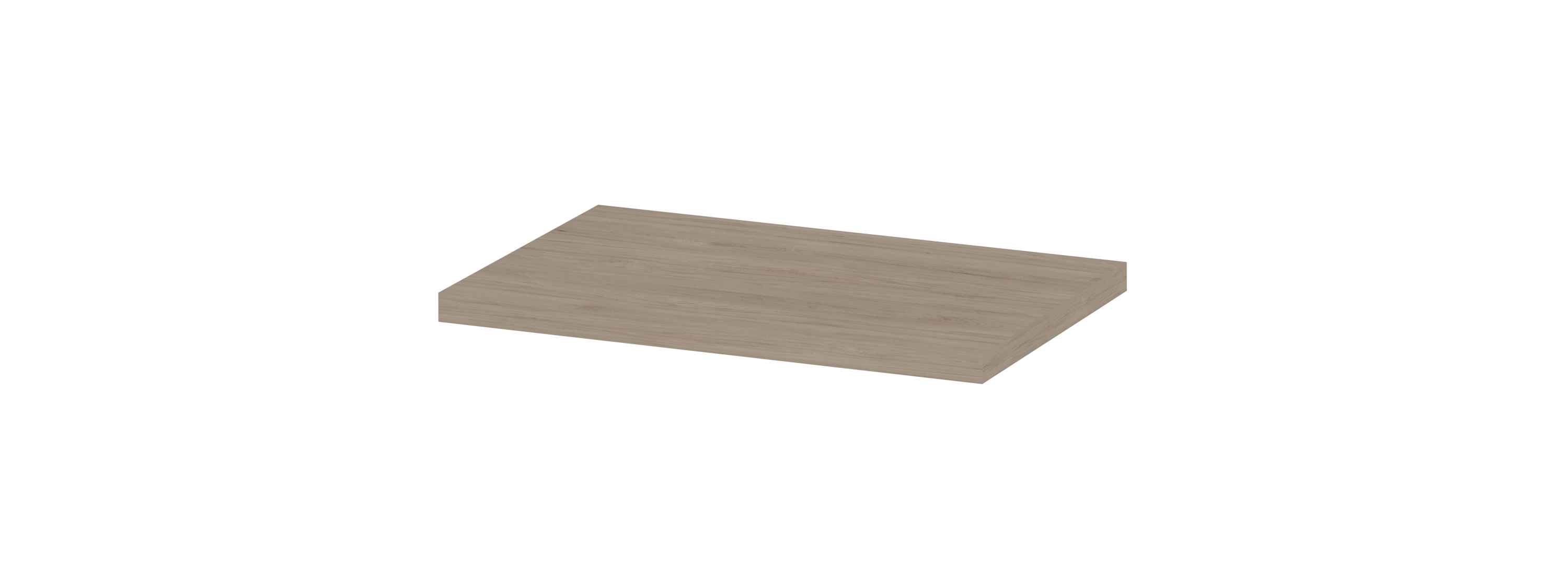 Ink Topdeck 45 topblad t.b.v. onderkast - 70x45x3,5cm - ivoor eiken