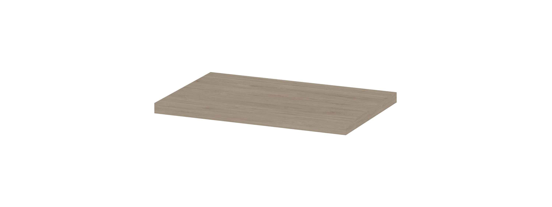 Ink Topdeck 45 topblad t.b.v. onderkast - 70x45x3,5cm - MFC - ivoor eiken