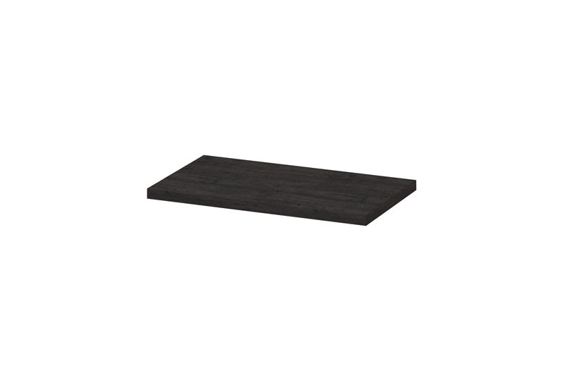 Ink Topdeck 45 topblad t.b.v. onderkast - 80x45x3,5cm - houtskool eiken