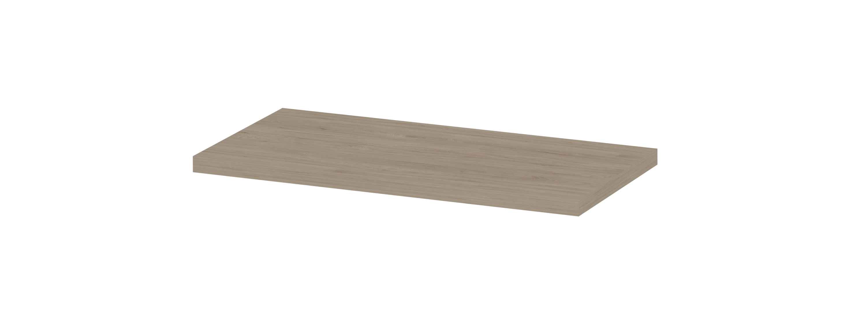 Ink Topdeck 45 topblad t.b.v. onderkast - 80x45x3,5cm - ivoor eiken