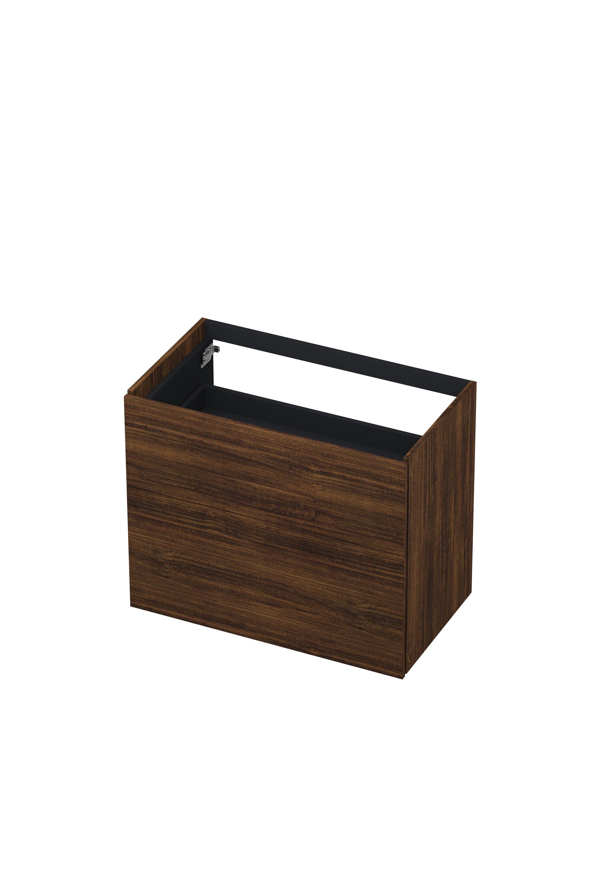 Ink onderkast 80x45cm - push to open - 2 lades - koper eiken