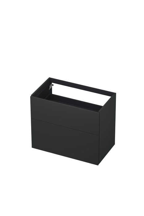 Ink onderkast 80x45cm - push to open - 2 lades - mat antraciet