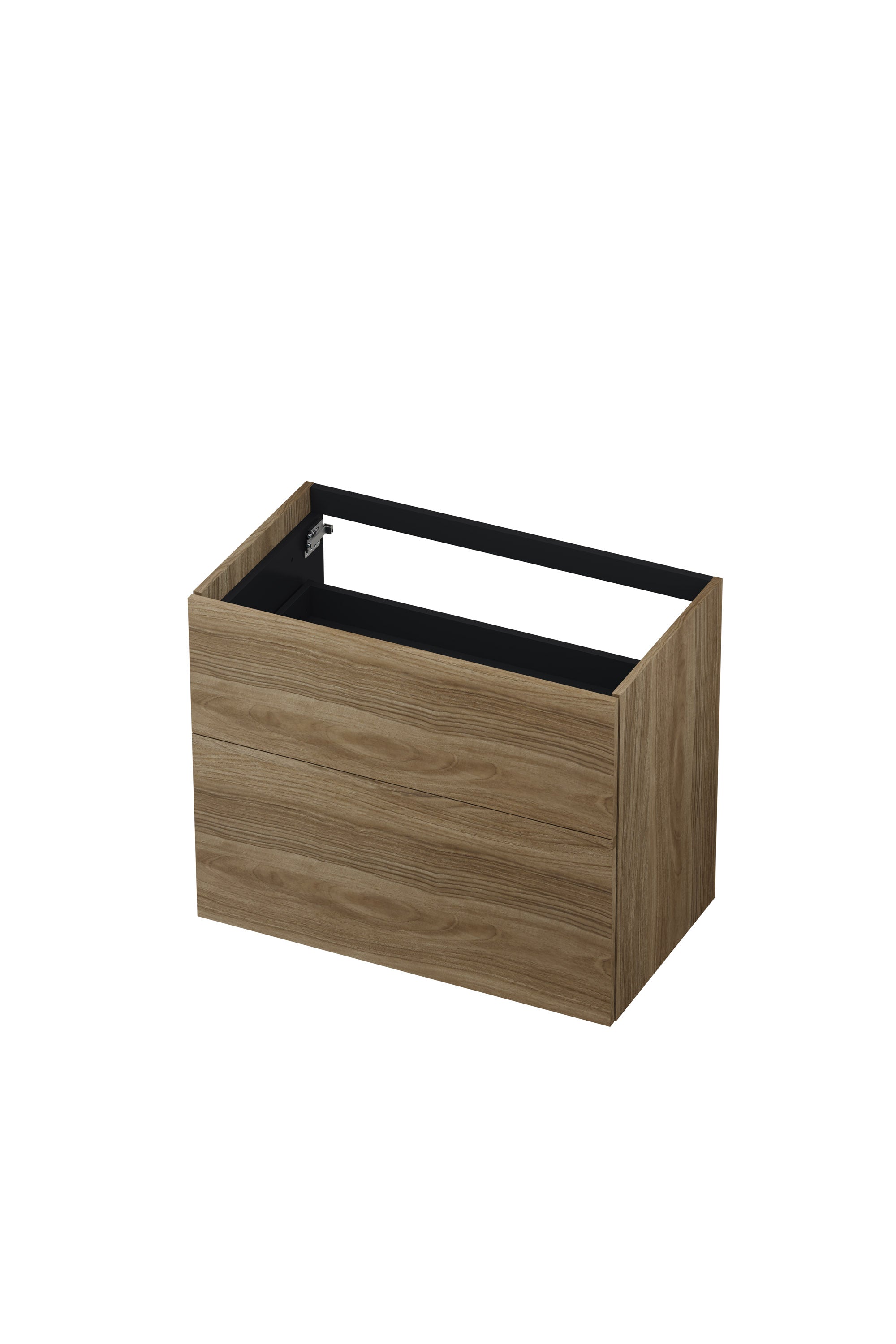 Ink onderkast 80x45cm - push to open - 2 lades - zuiver eiken