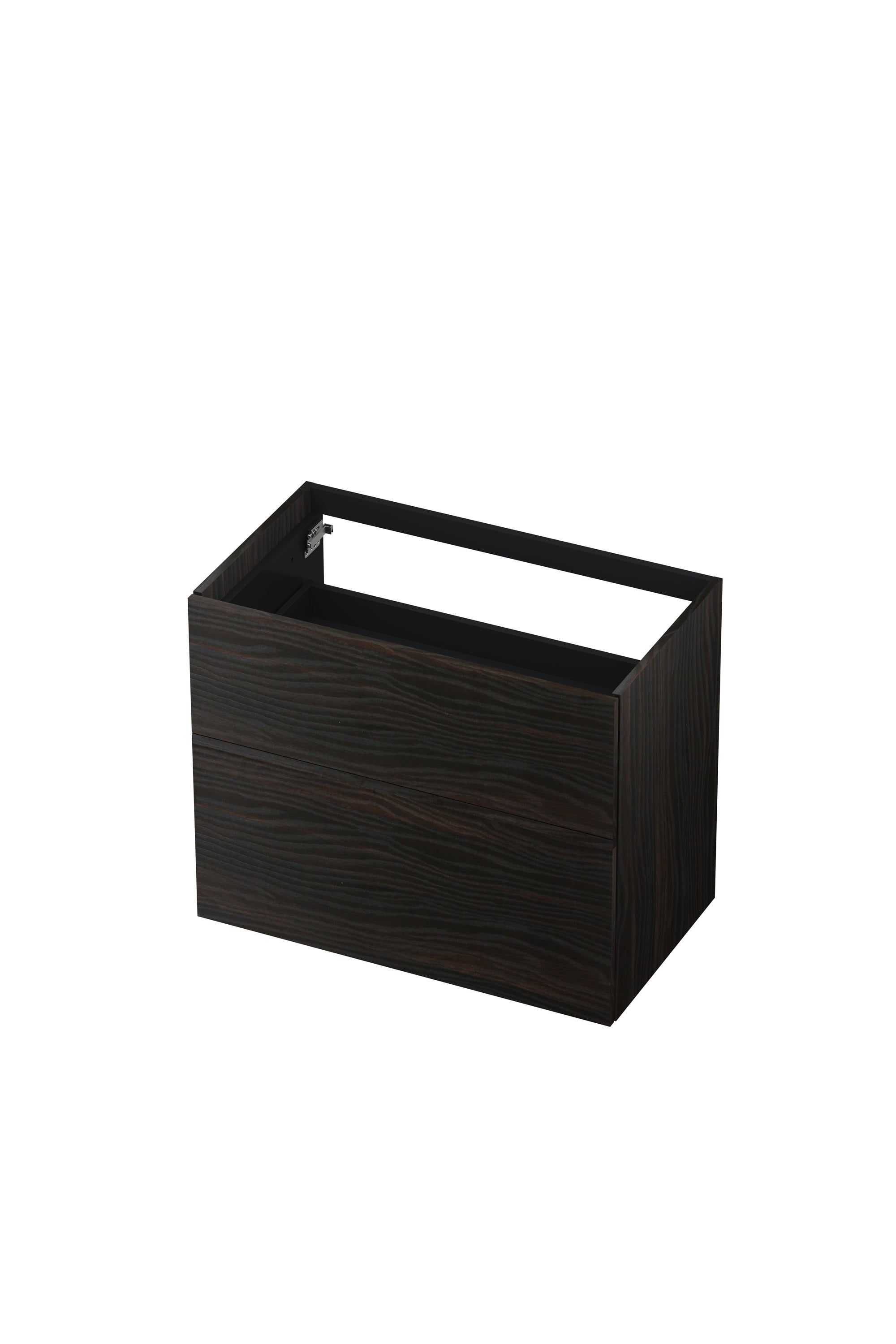 Ink onderkast 80x45cm - push to open - 2 lades - intens eiken