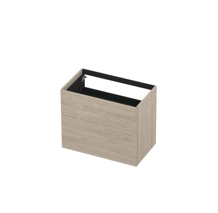 Ink onderkast 80x45cm - push to open - 2 lades - ivoor eiken
