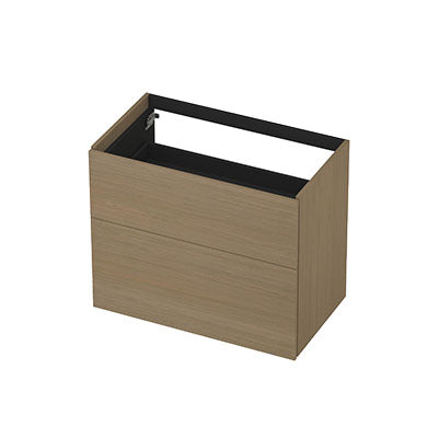 Ink onderkast 80x45cm - push to open - 2 lades - olijf eiken