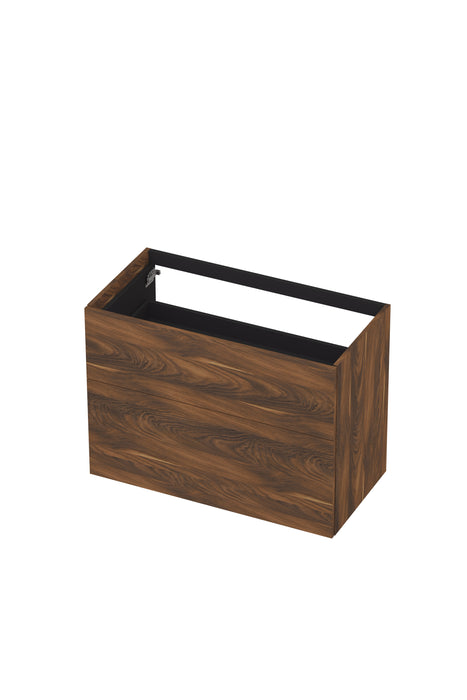 Ink onderkast 90x45cm - push to open - 2 lades - noten