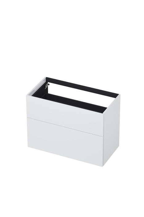 Ink onderkast 90x45cm - push to open - 2 lades - mat wit