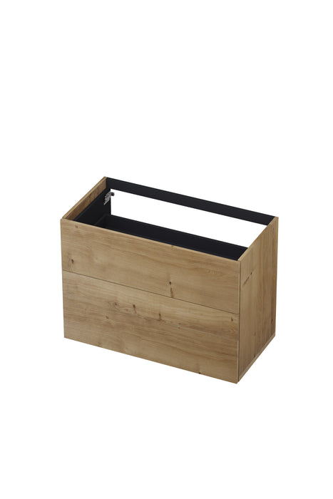 Ink onderkast 90x45cm - push to open - 2 lades - fineer ash grey