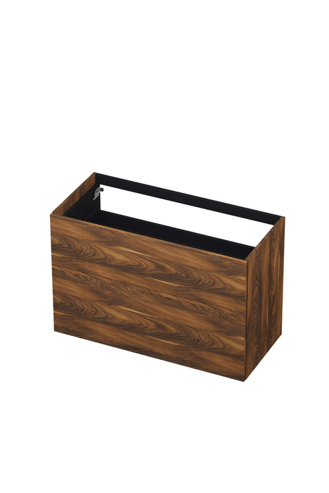 Ink onderkast 100x45cm - push to open - 2 lades - noten