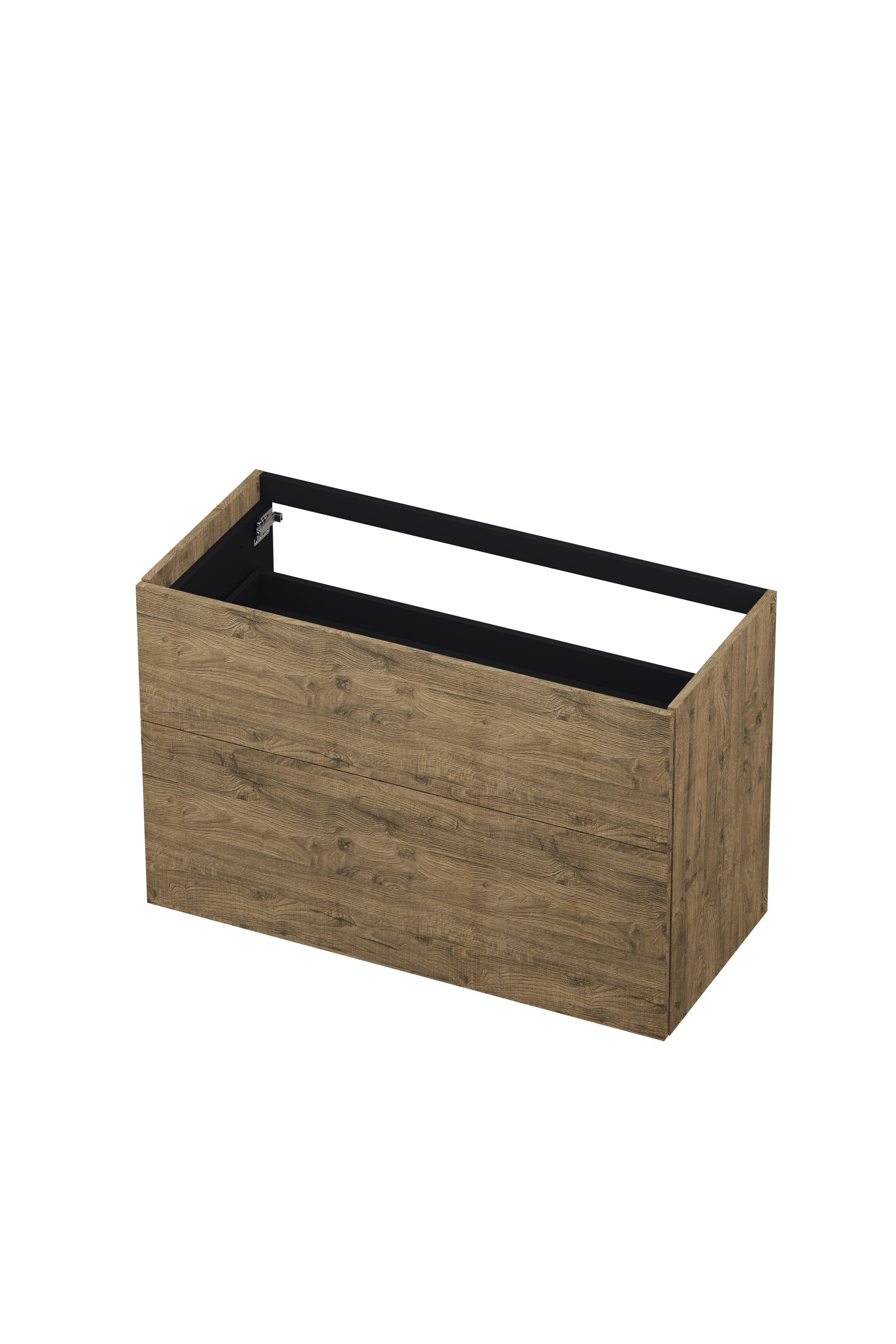 Ink onderkast 100x45cm - push to open - 2 lades - naturel eiken