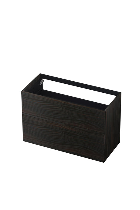 Ink onderkast 100x45cm - push to open - 2 lades - intens eiken