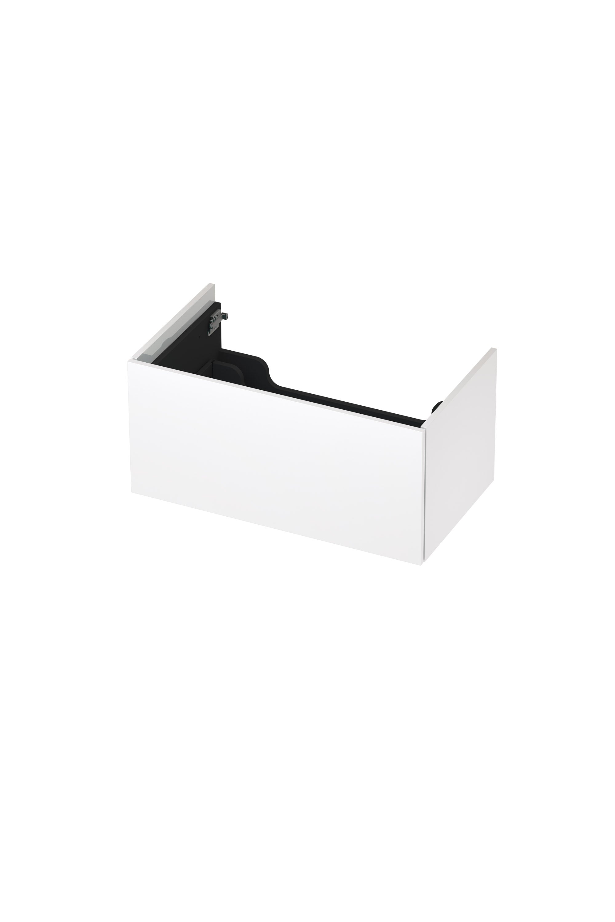 Ink onderkast 80x45cm - push to open - 1 lade - hoogglans wit