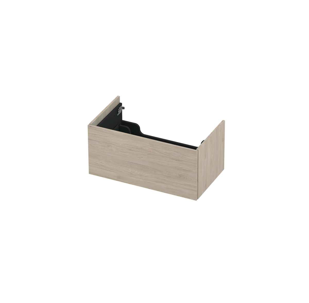 Ink onderkast 80x45cm - push to open - 1 lade - ivoor eiken