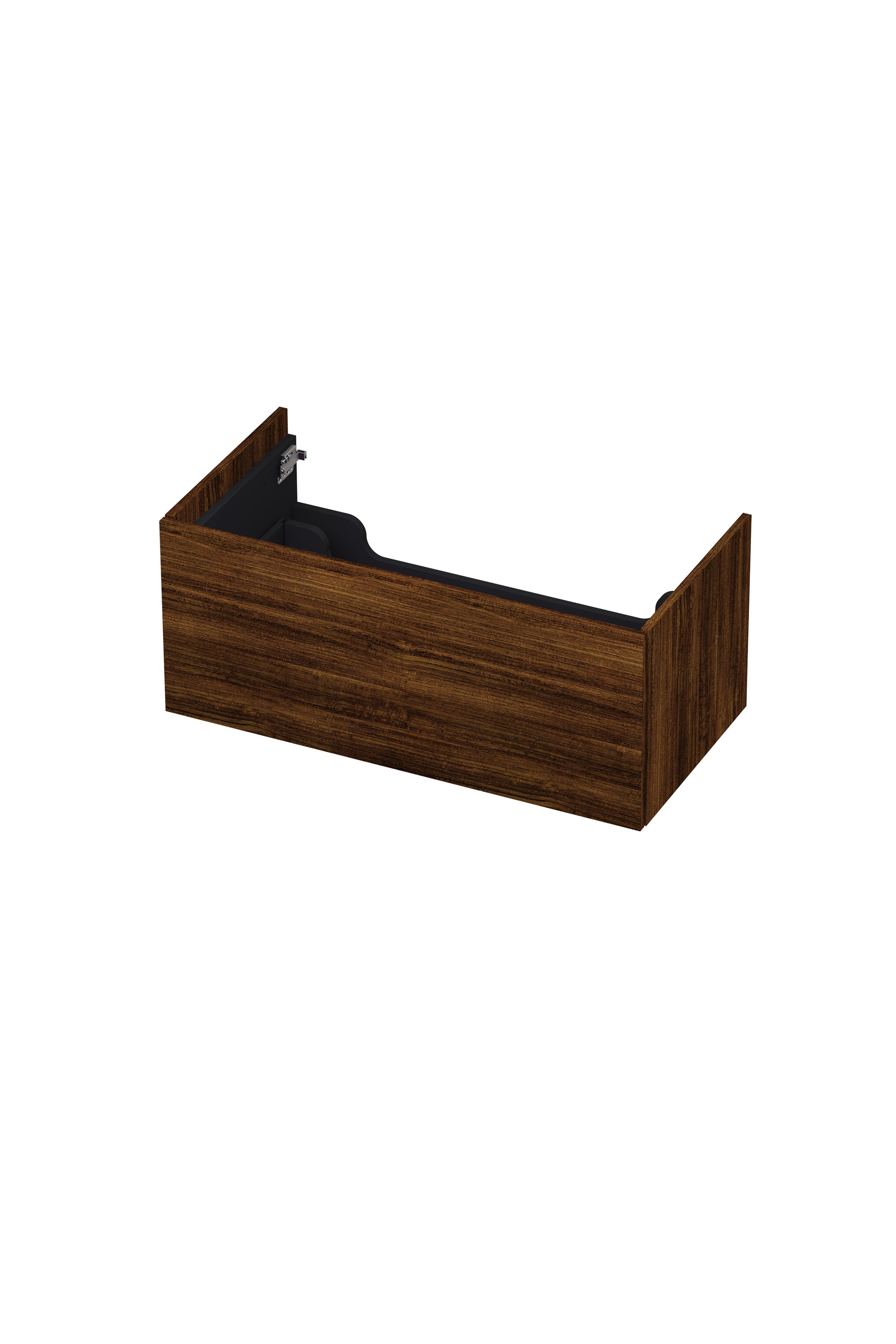 Ink onderkast 90x45cm - push to open - 1 lade - koper eiken