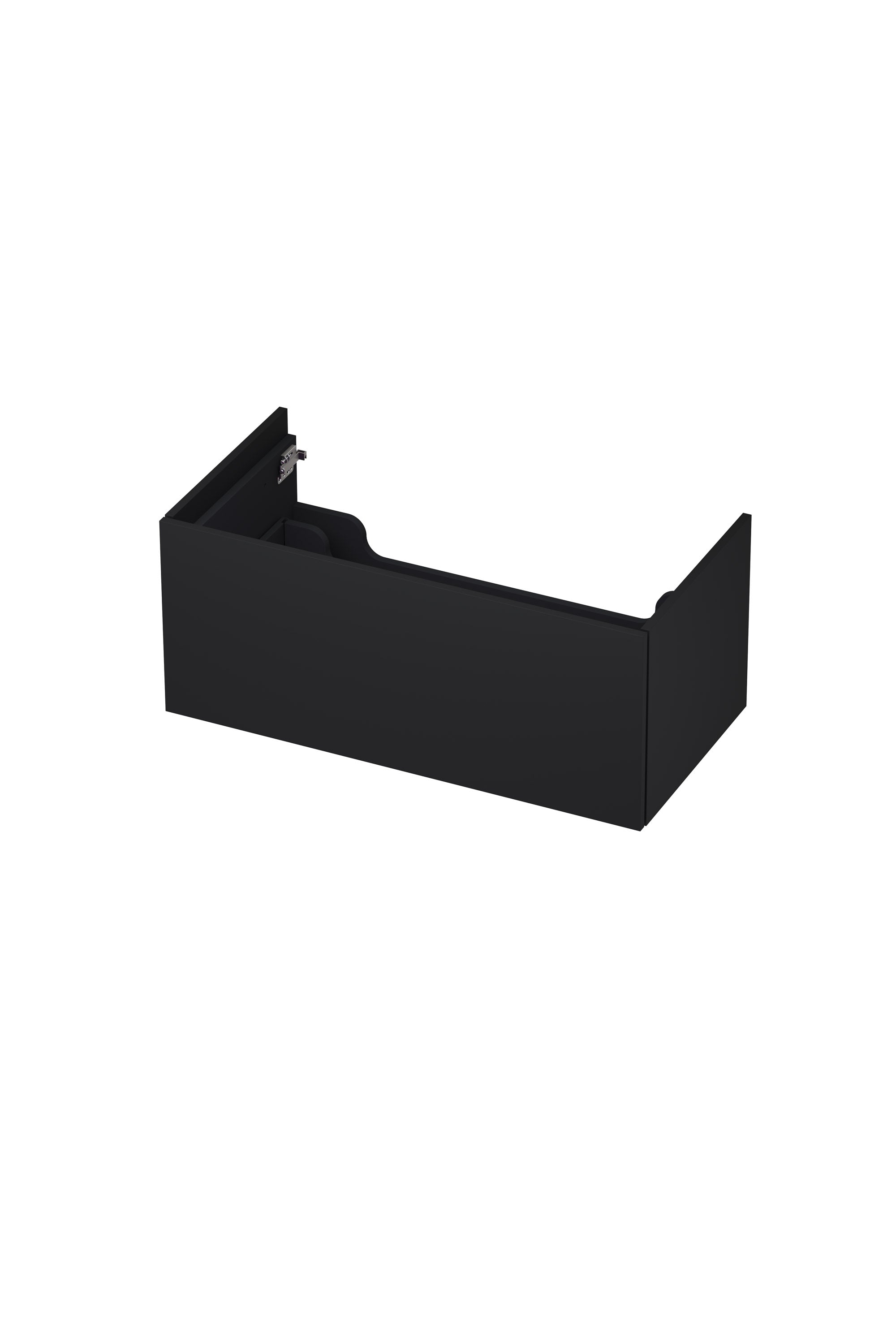 Ink onderkast 90x45cm - push to open - 1 lade - mat zwart