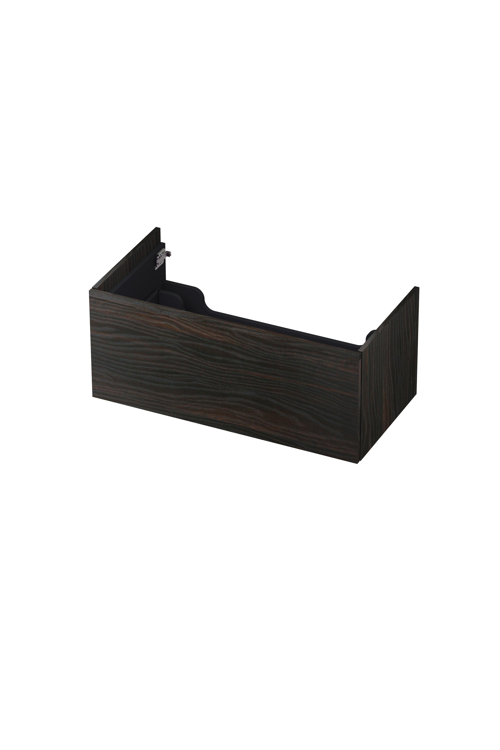Ink onderkast 100x45cm - push to open - 1 lade - intens eiken