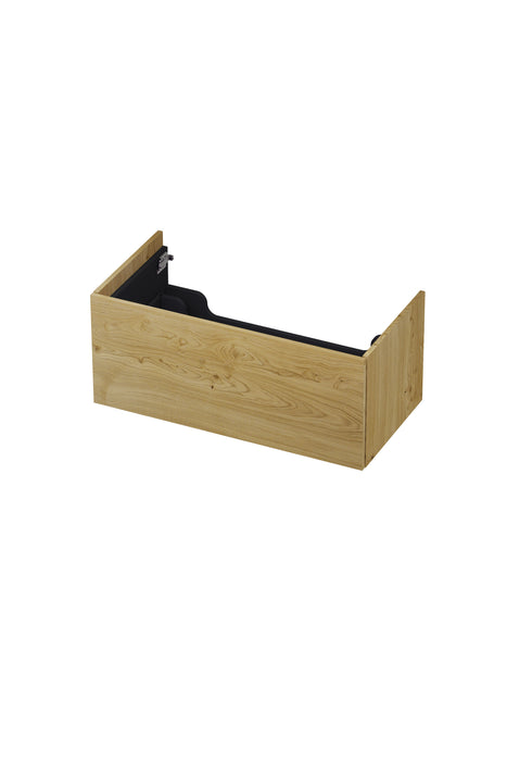 Ink onderkast 90x45cm - push to open - 1 lade - fineer natur