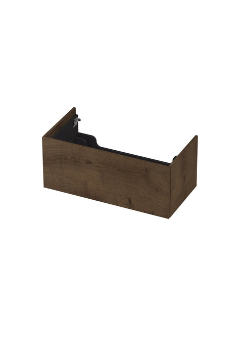 Ink onderkast 90x45cm - push to open - 1 lade - fineer chocolate
