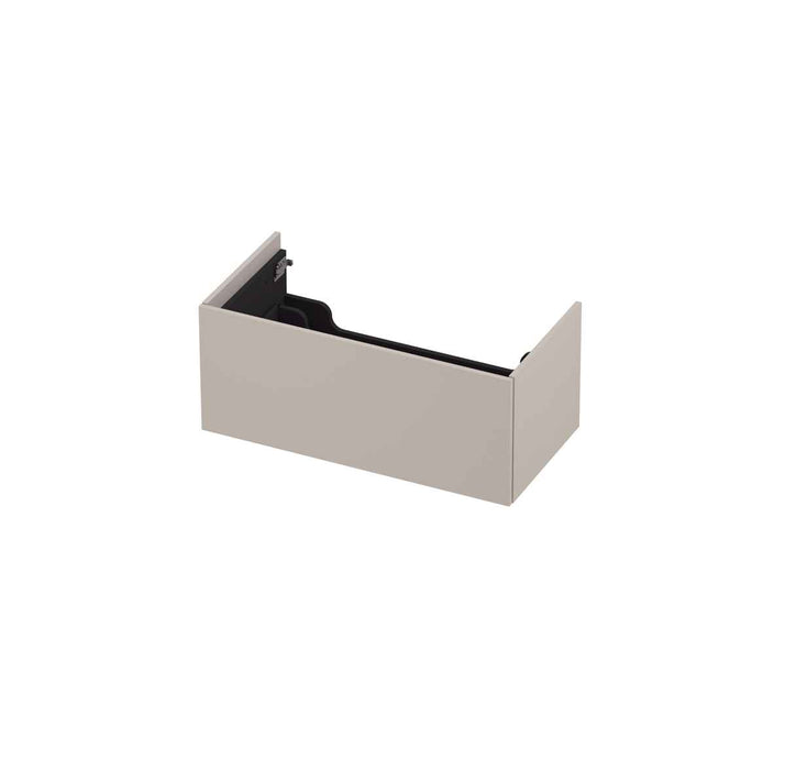 Ink onderkast 90x45cm - push to open - 1 lade - mat kasjmier grijs