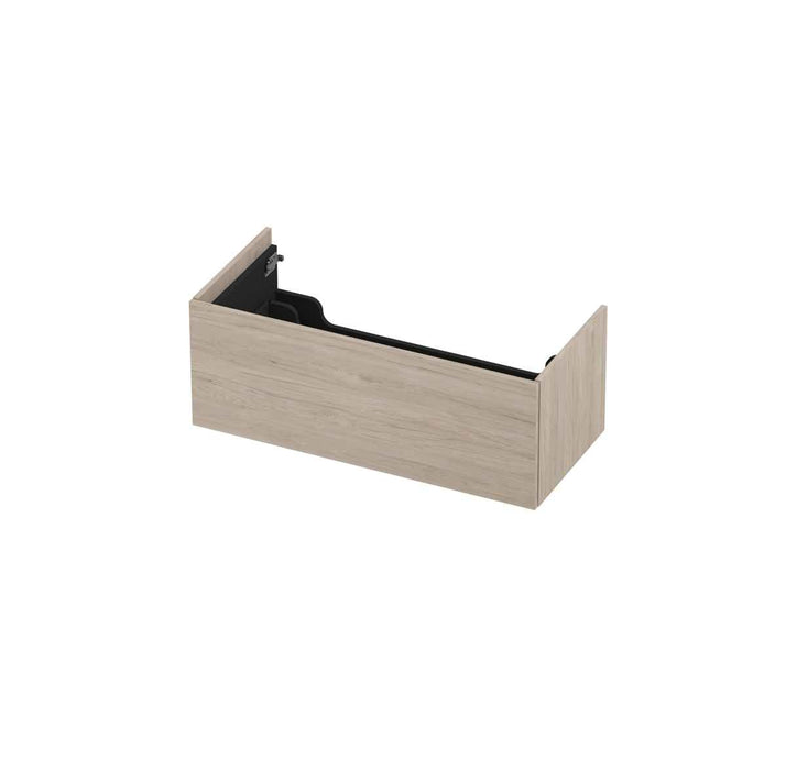 Ink onderkast 100x45cm - push to open - 1 lade - ivoor eiken