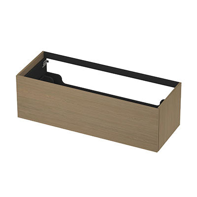 Ink onderkast 100x45cm - push to open - 1 lade - olijf eiken