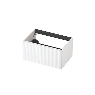 Ink onderkast 70x45cm - opbouwgreep - 1 lade - verticaal gefreesd - mat wit