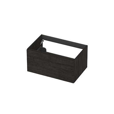 Ink onderkast 70x45cm - opbouwgreep - 1 lade -  houtskool eiken