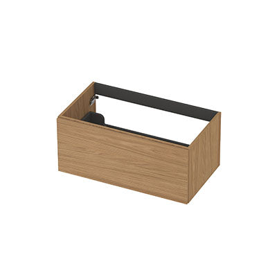 Ink onderkast 80x45cm - opbouwgreep - 1 lade -  blank eiken