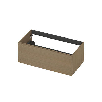 Ink onderkast 90x45cm - opbouwgreep - 1 lade -  olijf eiken