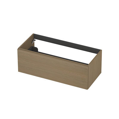 Ink onderkast 100x45cm - opbouwgreep - 1 lade -  olijf eiken
