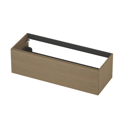 Ink onderkast 120x45cm - opbouwgreep - 1 lade -  olijf eiken