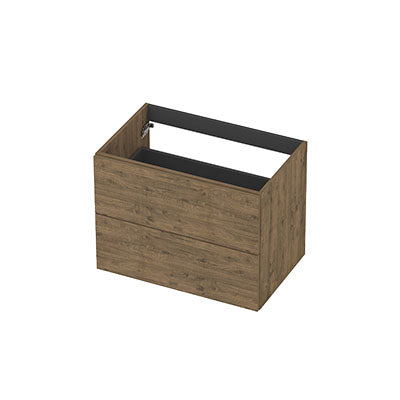 Ink onderkast 70x45cm - opbouwgreep - 2 lades - naturel eiken
