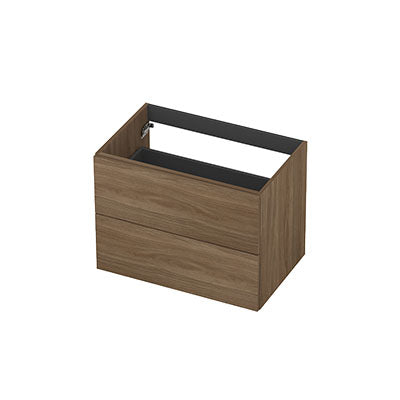 Ink onderkast 70x45cm - opbouwgreep - 2 lades - zuiver eiken