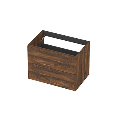 Ink onderkast 70x45cm - opbouwgreep - 2 lades - noten