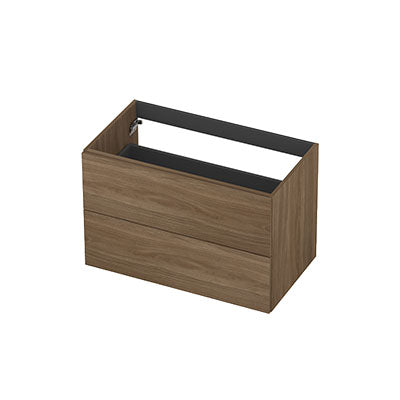 Ink onderkast 80x45cm - opbouwgreep - 2 lades - zuiver eiken