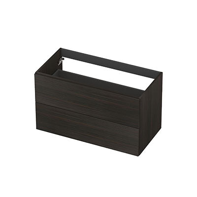 Ink onderkast 90x45cm - opbouwgreep - 2 lades - intens eiken