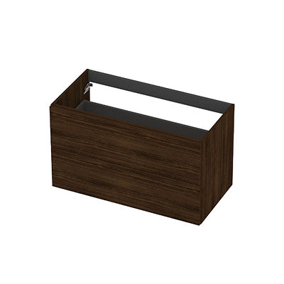 Ink onderkast 90x45cm - opbouwgreep - 2 lades - koper eiken