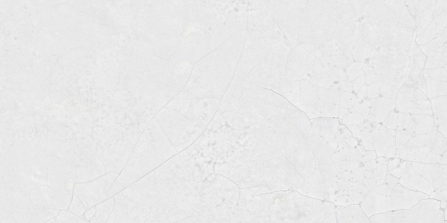 Aparici, Cracked - White, Naturale, 49.75x99.55cm, 20.00mm, Rett.