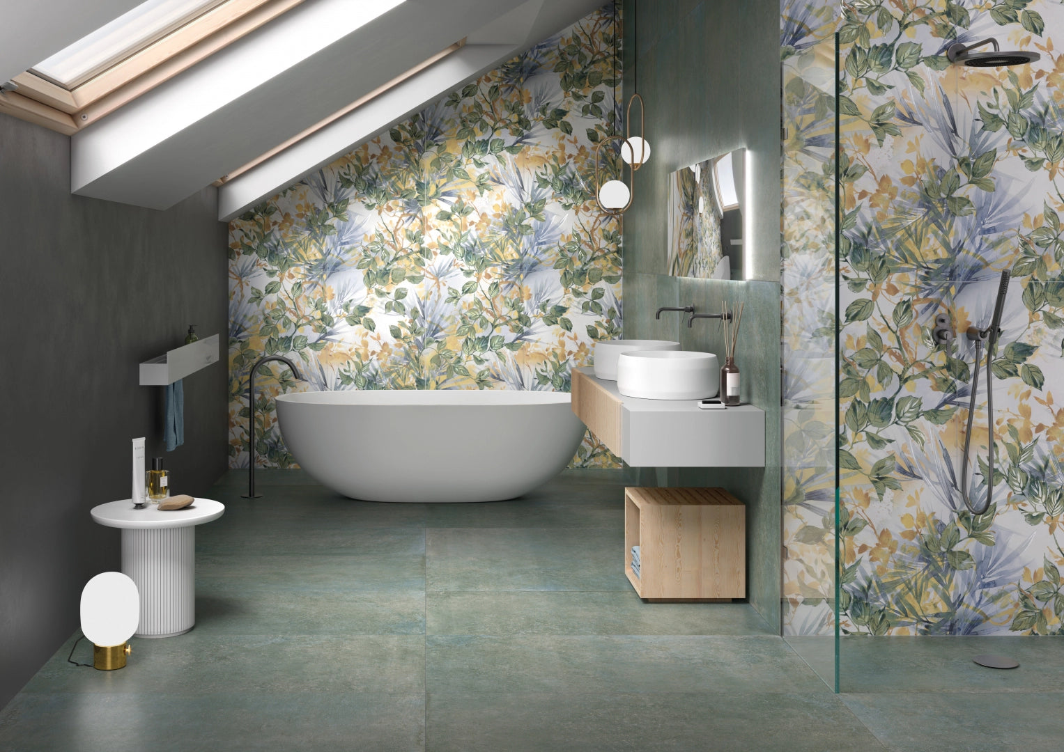 Serenissima Ceramiche, Showall - 1070297 - Wall14 Forest, Naturale, 120x120cm, 9.50mm, Rett.