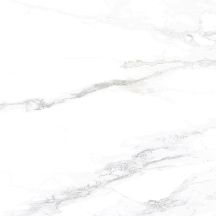 Tau Ceramica, Monteleone - White, Glossy, 90x90cm, 10.50mm, Rett.