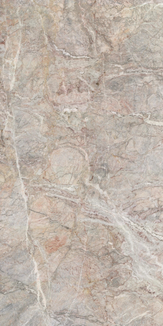Casalgrande Padana, Marmoker - Fior Di Pesco, Lucida, 120x240cm, 6.50mm, Rett.